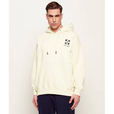 OFF-WHITE Bluza SMALL ARROW Relaxed fit żółty M OFF-WHITE Bluza SMALL ARROW Relaxed fit żółty M