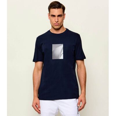 HUGO T-shirt Durose Regular Fit granatowy S HUGO T-shirt Durose Regular Fit granatowy S