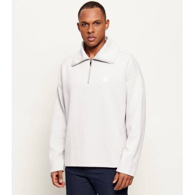 Calvin Klein Sweter Relaxed fit szary S Calvin Klein Sweter Relaxed fit szary S