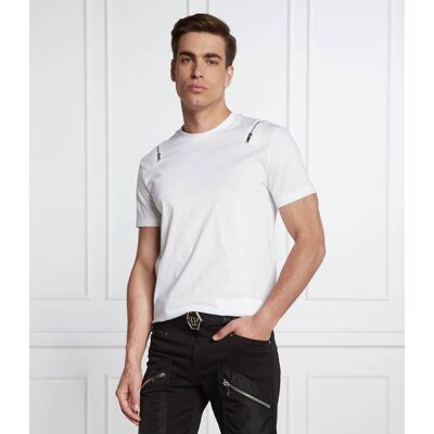 Les Hommes T-shirt Regular Fit biały XXL Les Hommes T-shirt Regular Fit biały XXL