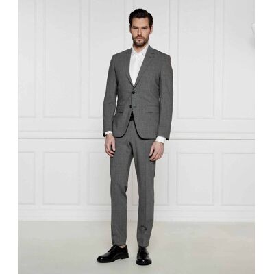 Boss BLACK Garnitur H-Huge-2Pcs-224 Slim Fit z dodatkiem wełny szary 48 Boss BLACK Garnitur H-Huge-2Pcs-224 Slim Fit z dodatkiem wełny szary 48
