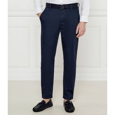 Boss ORANGE Spodnie chino Tapered fit granatowy 36/34 Boss ORANGE Spodnie chino Tapered fit granatowy 36/34