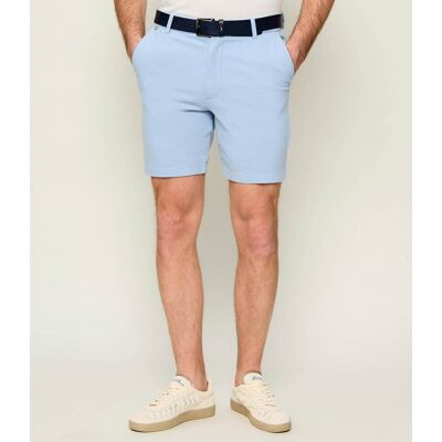 Boss BLACK Szorty chino H-Kane1 Modern fit błękitny 38 Boss BLACK Szorty chino H-Kane1 Modern fit błękitny 38