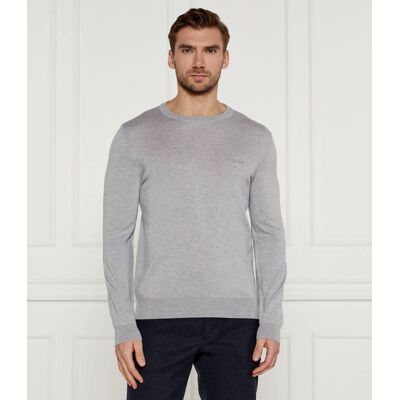 Boss BLACK Wełniany sweter Botto-L Regular Fit szary XXL Boss BLACK Wełniany sweter Botto-L Regular Fit szary XXL