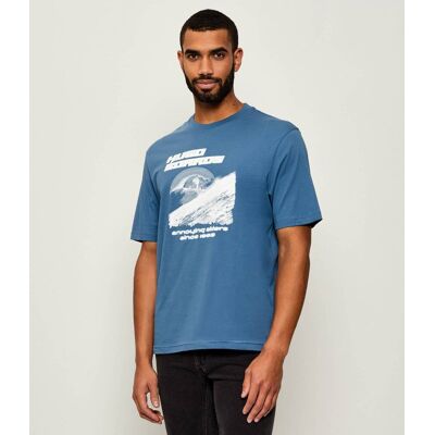 Hugo Blue T-shirt Napolux Regular Fit niebieski XL Hugo Blue T-shirt Napolux Regular Fit niebieski XL