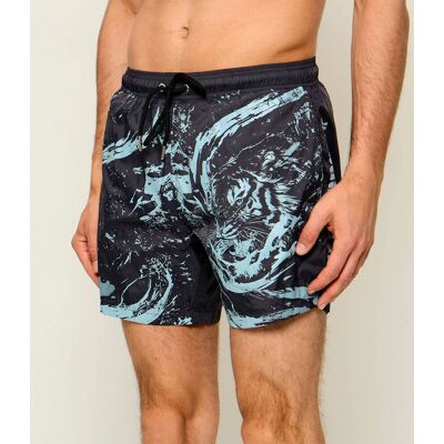 Plein Sport Szorty kąpielowe Regular Fit grafitowy L Plein Sport Szorty kąpielowe Regular Fit grafitowy L
