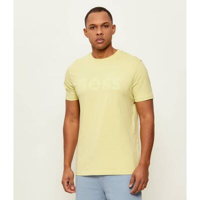 Boss ORANGE T-shirt Thinking 1 Regular Fit limonkowy L Boss ORANGE T-shirt Thinking 1 Regular Fit limonkowy L