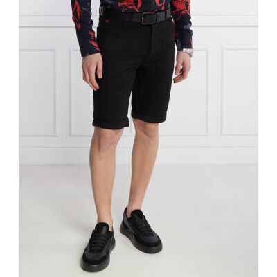 HUGO Szorty Tapered denim czarny 31 HUGO Szorty Tapered denim czarny 31