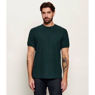 Calvin Klein Jeans T-shirt Slim Fit butelkowa zieleń L Calvin Klein Jeans T-shirt Slim Fit butelkowa zieleń L