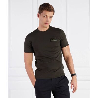 EA7 T-shirt Regular Fit zielony XXL EA7 T-shirt Regular Fit zielony XXL