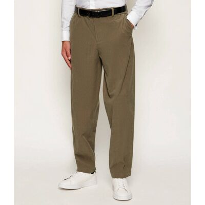 Boss BLACK Spodnie P-Phil-RDS-WG-254F Relaxed fit khaki 52 Boss BLACK Spodnie P-Phil-RDS-WG-254F Relaxed fit khaki 52