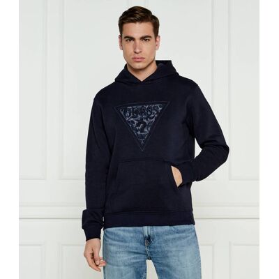 Guess Bluza Regular Fit granatowy M Guess Bluza Regular Fit granatowy M