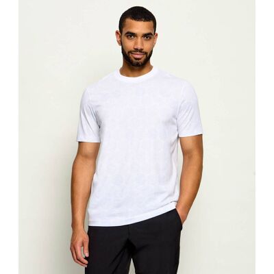 Boss GREEN T-shirt TS_Union AOP Regular Fit biały XXXL Boss GREEN T-shirt TS_Union AOP Regular Fit biały XXXL