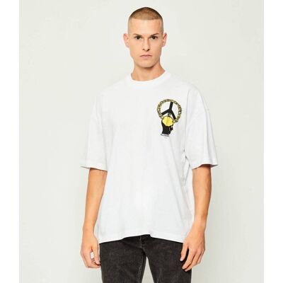 AllSaints T-shirt SCREWED Oversize fit biały S AllSaints T-shirt SCREWED Oversize fit biały S
