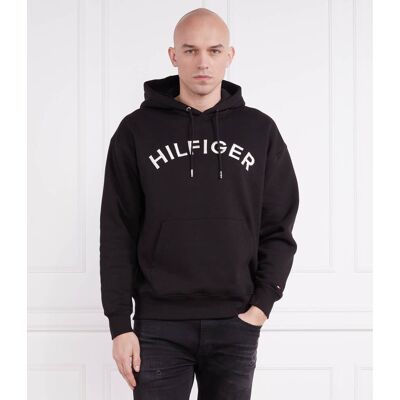 Tommy Hilfiger Bluza HILFIGER ARCHED Regular Fit czarny XL Tommy Hilfiger Bluza HILFIGER ARCHED Regular Fit czarny XL