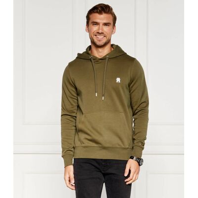 Tommy Hilfiger Bluza Regular Fit khaki S Tommy Hilfiger Bluza Regular Fit khaki S