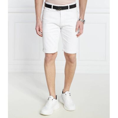 HUGO Jeansowe szorty Tapered fit biały 38 HUGO Jeansowe szorty Tapered fit biały 38