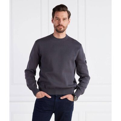 Boss ORANGE Sweter Kracing Regular Fit grafitowy XL Boss ORANGE Sweter Kracing Regular Fit grafitowy XL