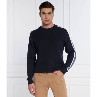 Boss BLACK Sweter Pontevico Regular Fit granatowy M Boss BLACK Sweter Pontevico Regular Fit granatowy M