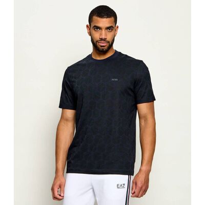Boss GREEN T-shirt TS_Union AOP Regular Fit granatowy M Boss GREEN T-shirt TS_Union AOP Regular Fit granatowy M
