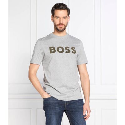 Boss BLACK T-shirt Tiburt 318 szary L Boss BLACK T-shirt Tiburt 318 szary L