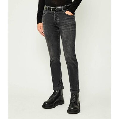 AllSaints Jeansy SID Skinny fit czarny 38/32 AllSaints Jeansy SID Skinny fit czarny 38/32