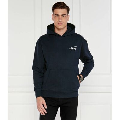 Tommy Jeans Bluza SIGNATURE Loose fit granatowy XXL Tommy Jeans Bluza SIGNATURE Loose fit granatowy XXL