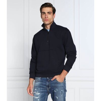 Boss ORANGE Bluza Zefadehalf Regular Fit granatowy S Boss ORANGE Bluza Zefadehalf Regular Fit granatowy S