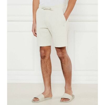 Calvin Klein Jeans Szorty Regular Fit ecru L Calvin Klein Jeans Szorty Regular Fit ecru L
