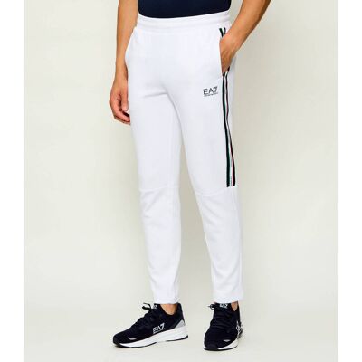 EA7 Spodnie dresowe Slim Fit biały XL EA7 Spodnie dresowe Slim Fit biały XL