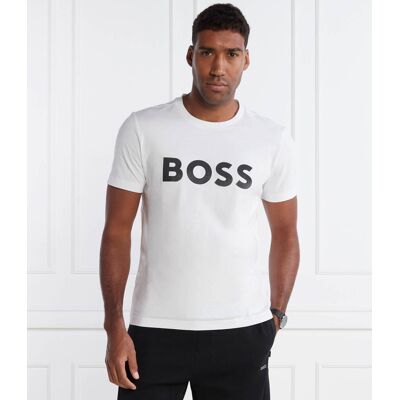 Boss GREEN T-shirt Tee Mirror 1 Regular Fit biały XXL Boss GREEN T-shirt Tee Mirror 1 Regular Fit biały XXL