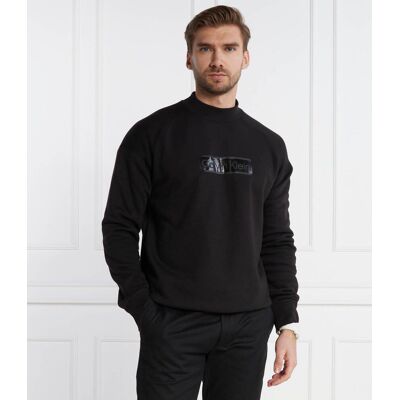 Calvin Klein Bluza FESTIVE LOGO Regular Fit czarny M Calvin Klein Bluza FESTIVE LOGO Regular Fit czarny M