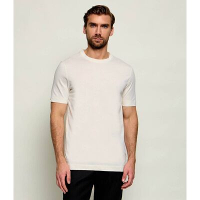 Boss BLACK T-shirt Tessler Slim Fit mercerised kremowy XXXL Boss BLACK T-shirt Tessler Slim Fit mercerised kremowy XXXL