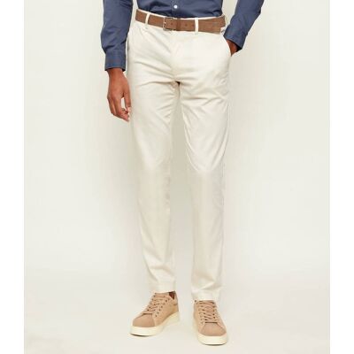 Boss BLACK Spodnie chino P-Kaiton1 Slim Fit beżowy 30/32 Boss BLACK Spodnie chino P-Kaiton1 Slim Fit beżowy 30/32