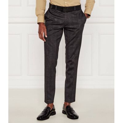HUGO Spodnie Hesten253F1X-H Extra slim fit grafitowy 52 HUGO Spodnie Hesten253F1X-H Extra slim fit grafitowy 52