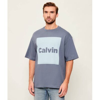 Calvin Klein Jeans T-shirt Loose fit niebieski L Calvin Klein Jeans T-shirt Loose fit niebieski L