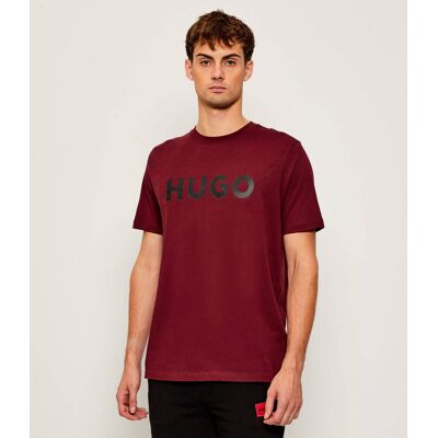 HUGO T-shirt Dulivio Regular Fit bordowy L HUGO T-shirt Dulivio Regular Fit bordowy L