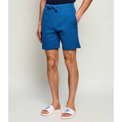 Boss BLACK Szorty od piżamy Waffle Regular Fit niebieski XL Boss BLACK Szorty od piżamy Waffle Regular Fit niebieski XL