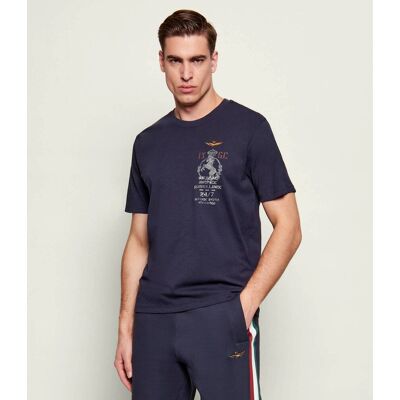 Aeronautica Militare T-shirt Regular Fit granatowy XL Aeronautica Militare T-shirt Regular Fit granatowy XL