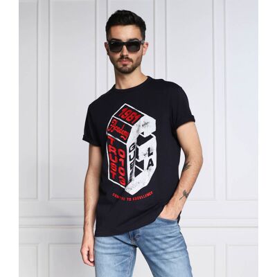 Guess T-shirt CONLEY Regular Fit granatowy M Guess T-shirt CONLEY Regular Fit granatowy M