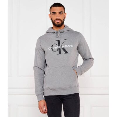 Calvin Klein Jeans Bluza Regular Fit szary L Calvin Klein Jeans Bluza Regular Fit szary L