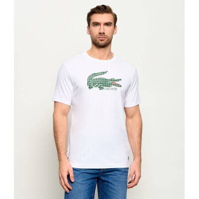 T-shirt Lacoste x Roland Garros Regular Fit biały S T-shirt Lacoste x Roland Garros Regular Fit biały S