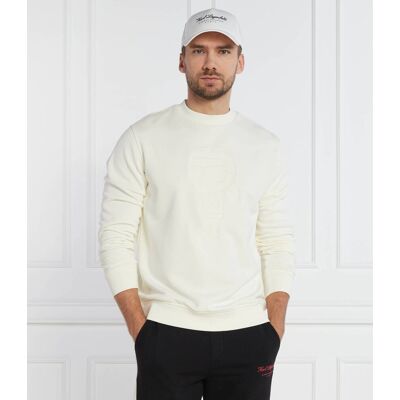 Karl Lagerfeld Bluza Regular Fit ecru XXL Karl Lagerfeld Bluza Regular Fit ecru XXL