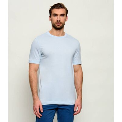 Boss BLACK T-shirt Tessler Slim Fit mercerised błękitny S Boss BLACK T-shirt Tessler Slim Fit mercerised błękitny S