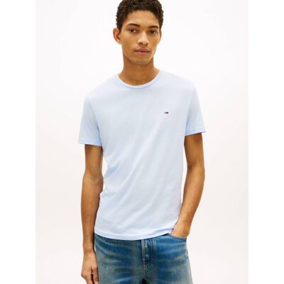 Tommy Jeans T-shirt Extra slim fit błękitny XL Tommy Jeans T-shirt Extra slim fit błękitny XL