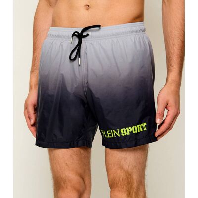 Plein Sport Szorty kąpielowe Regular Fit szary L Plein Sport Szorty kąpielowe Regular Fit szary L