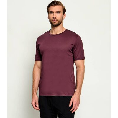 TIGER OF SWEDEN T-shirt Olaf Slim Fit mercerised bordowy L TIGER OF SWEDEN T-shirt Olaf Slim Fit mercerised bordowy L