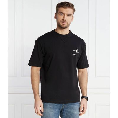 Boss ORANGE T-shirt TeeMusicY2K Regular Fit czarny XL Boss ORANGE T-shirt TeeMusicY2K Regular Fit czarny XL