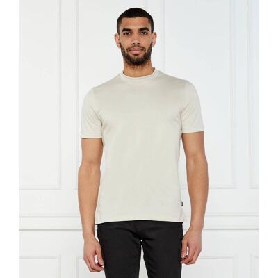 Boss BLACK T-shirt H-Tessler 199 Slim Fit mercerised beżowy L Boss BLACK T-shirt H-Tessler 199 Slim Fit mercerised beżowy L