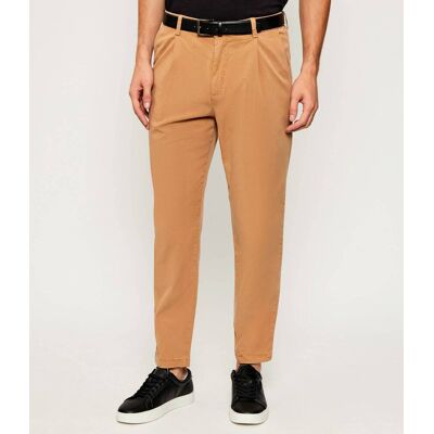 Boss BLACK Spodnie chino C-Kerin-PL Tapered fit beżowy 31/32 Boss BLACK Spodnie chino C-Kerin-PL Tapered fit beżowy 31/32